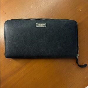 Kate Spade Black Continental Wallet